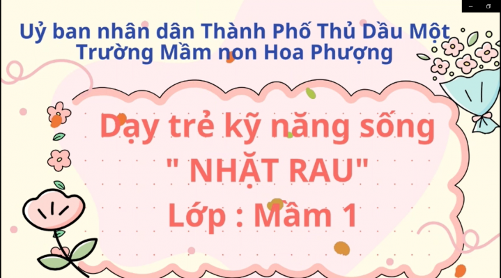 NHẶT RAU -MẦM 1